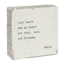 Load image into Gallery viewer, Your Heart &amp; My Heart Art Block