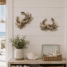 Load image into Gallery viewer, Driftwood Crab Wall Decor