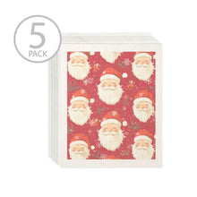 Load image into Gallery viewer, Vintage Santa Sponge Cloth