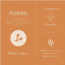 Load image into Gallery viewer, Pumpkin | Nutmeg + Vanilla + Caramel