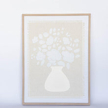 Load image into Gallery viewer, Neutral Flowers Canvas Framed Artwork