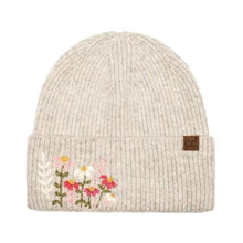 Load image into Gallery viewer, Floral Embroidery Beanie