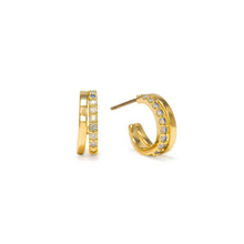 Load image into Gallery viewer, Dew Drop Hoop Earrings