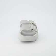 Load image into Gallery viewer, Grey Buckle Slides