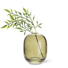 Load image into Gallery viewer, Medium Moss Green Barrel Vase