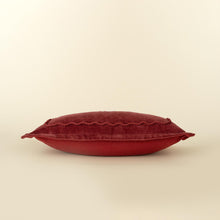Load image into Gallery viewer, Red Happy Holidays Pillow