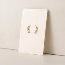 Load image into Gallery viewer, Dewdrop Climber Earrings