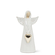 Load image into Gallery viewer, Standing Angel Holding Gold Heart