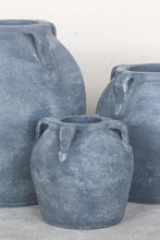 Load image into Gallery viewer, Noir Black Wash Vase with Handles