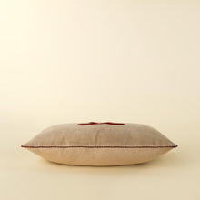 Load image into Gallery viewer, Red Velvet Bow Pillow