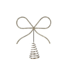 Load image into Gallery viewer, Beaded Bow Tree Topper