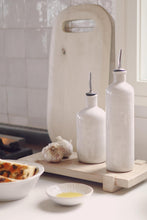 Load image into Gallery viewer, Rustic White Stoneware Olive Oil Cruet