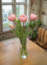 Load image into Gallery viewer, 15" Pink Fresh Touch Peony Tulip Bundle