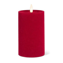 Load image into Gallery viewer, Burgundy Velvet LED Candle