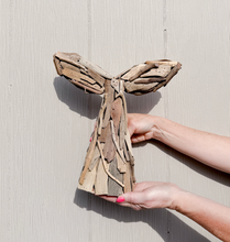 Load image into Gallery viewer, Driftwood Whale Tail Table Decor