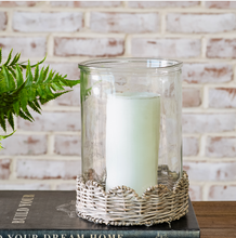 Load image into Gallery viewer, Willow Base Glass Candle Holder