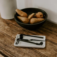 Load image into Gallery viewer, White Stoneware Tray