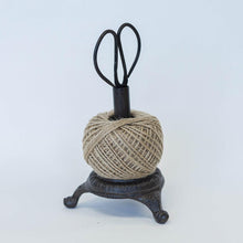 Load image into Gallery viewer, Cast Iron Scissors &amp; Yarn Holder