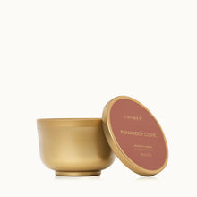 Load image into Gallery viewer, Gold Tin Pomander Clover