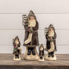 Load image into Gallery viewer, 12" Charcoal Velvet Belsnickle