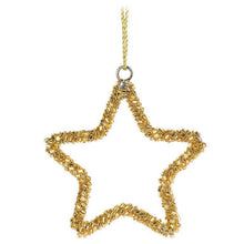 Load image into Gallery viewer, Gold Beaded Ornaments