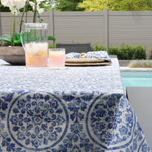 Load image into Gallery viewer, Medallion Linen Blended Table Cloth