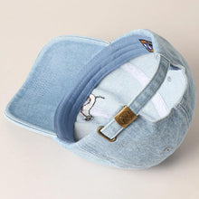 Load image into Gallery viewer, French Bulldog Embroidered Denim Cap