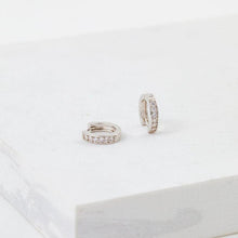 Load image into Gallery viewer, Silver Evie Hoop Earrings