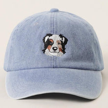 Load image into Gallery viewer, Australian Shepherd Embroidered Denim Hat