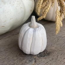 Load image into Gallery viewer, Small White Tall Pumpkin