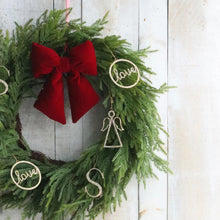 Load image into Gallery viewer, Gold Love Gem Ornament