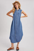 Load image into Gallery viewer, Sheila Sleeveless Denim Dress