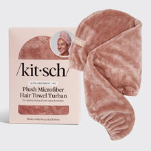 Load image into Gallery viewer, Terracotta Plush Microfiber Hair Towel