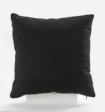 Load image into Gallery viewer, Black Bow Design Sherpa Pillow