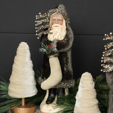 Load image into Gallery viewer, 12" Charcoal Velvet Belsnickle