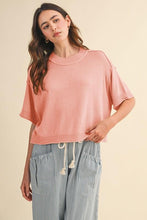 Load image into Gallery viewer, Coral Peach Cassidy Lightweight Sweater