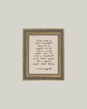 Load image into Gallery viewer, To Be Kind Antique Framed Art