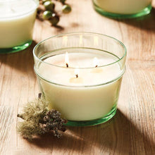 Load image into Gallery viewer, White Peony Glass Soy Candle