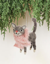 Load image into Gallery viewer, Standing Cat with Scarf Ornament