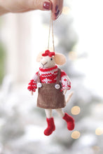 Load image into Gallery viewer, Merry Mabel Holiday Mouse