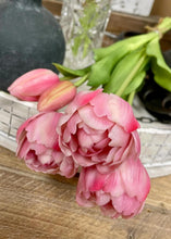 Load image into Gallery viewer, 15" Cotton Candy Peony Tulip Bundle