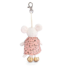 Load image into Gallery viewer, Pink Dress Mouse Bag Charm