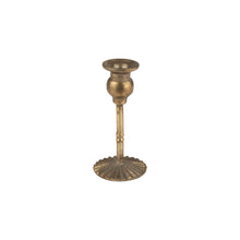 Load image into Gallery viewer, Antique Gold Look Taper Candle Holder