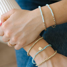 Load image into Gallery viewer, Amazonite Baby Bee Bracelet