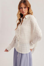 Load image into Gallery viewer, White Jonie Loose Fitting Shirt