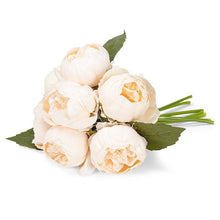 Load image into Gallery viewer, Ivory Full Peony Bouquet