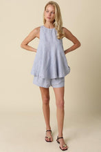 Load image into Gallery viewer, Kenzy Linen Sleeveless Peplum Top
