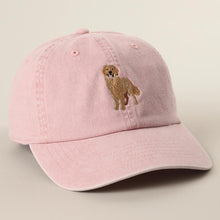 Load image into Gallery viewer, Golden Retriever Embroidered Denim Hat