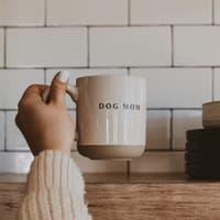 Load image into Gallery viewer, Dog Mom Neutral Stoneware Mug