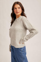 Load image into Gallery viewer, Grey June Embroidered Sweater